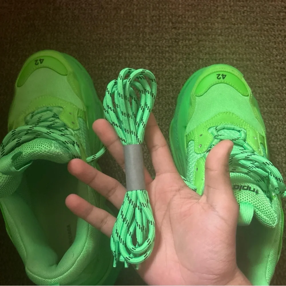 Balenciaga Tracks, slightly used, green. - Picture 7 of 10